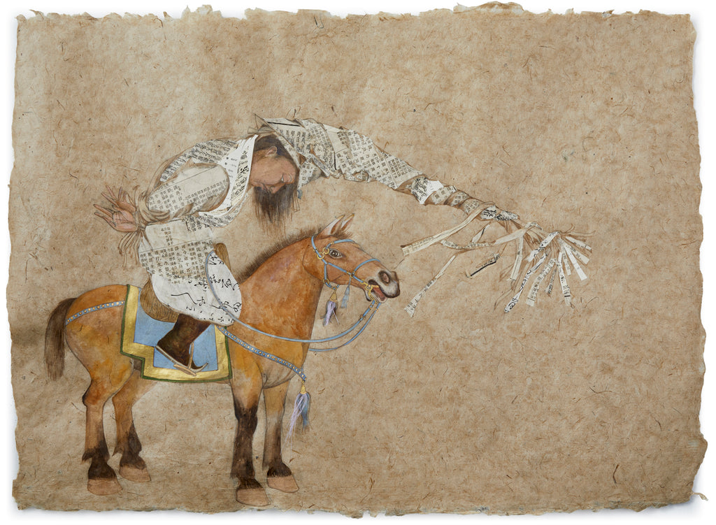 Drawing by Fay Ku titled "Unicorn" - 2.