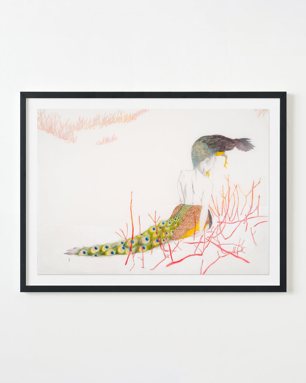 Drawing by Fay Ku titled "Dogwood" - 3.