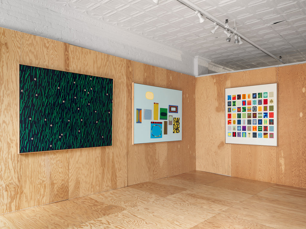 Painting by Scott Sueme titled "Blue Pond" - 7.