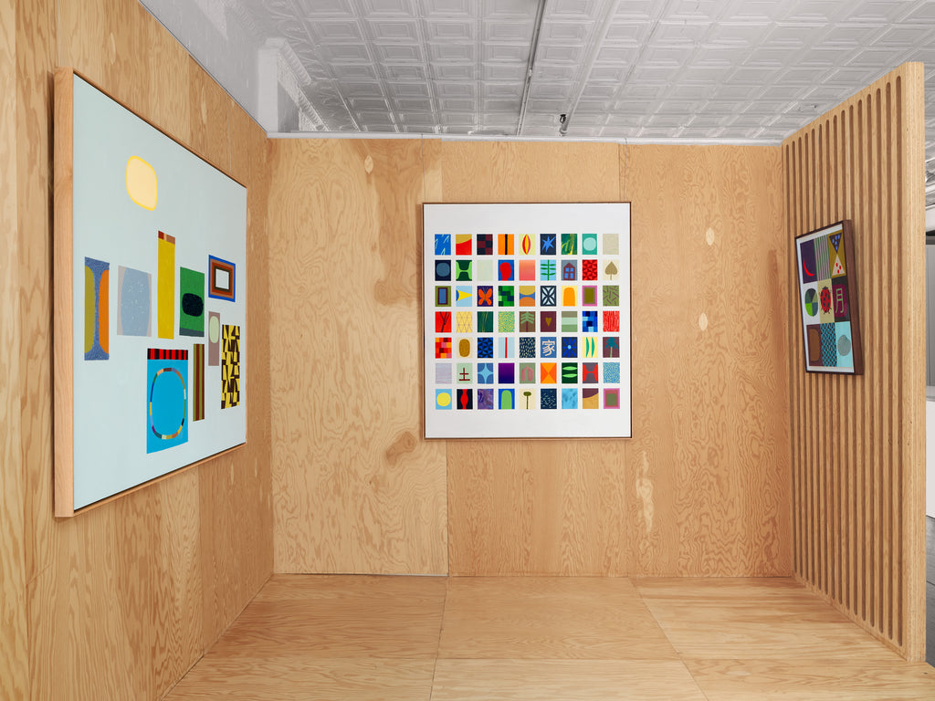 Painting by Scott Sueme titled "Blue Pond" - 8.