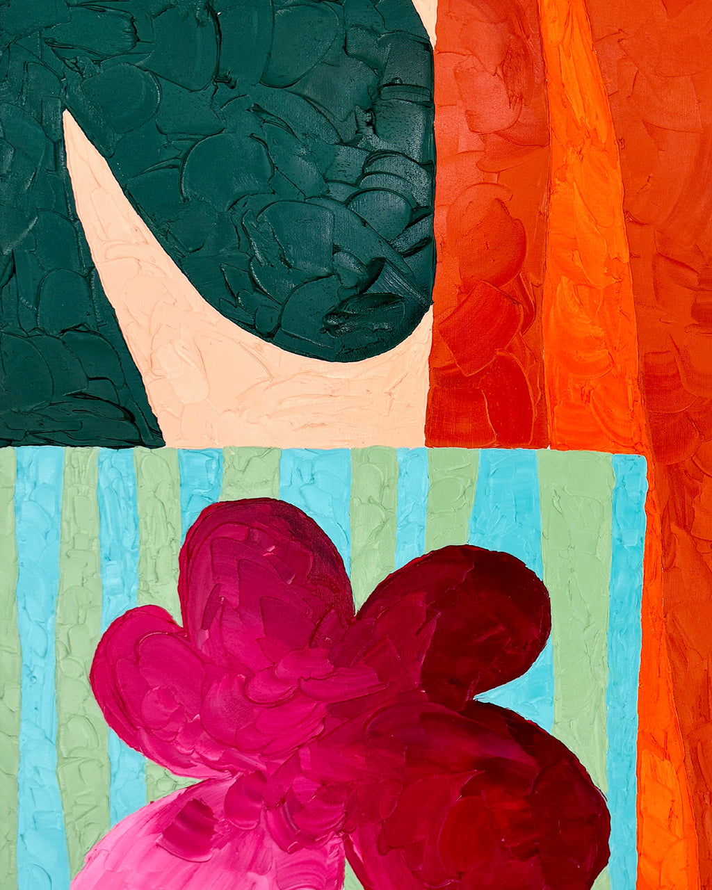 Painting by Alex Proba titled "Field of Dreams" - 4.