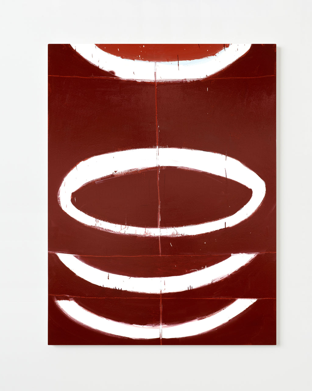Painting by Aschely Vaughan Cone titled "Nested Arcs in Red Dirt" - 8.
