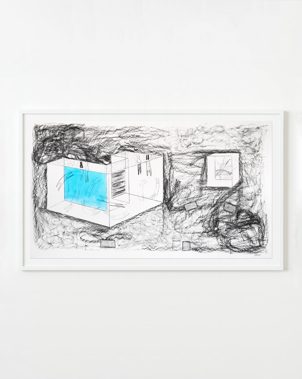 Drawing by Eddie K titled "Pools R 38-39" - 5.