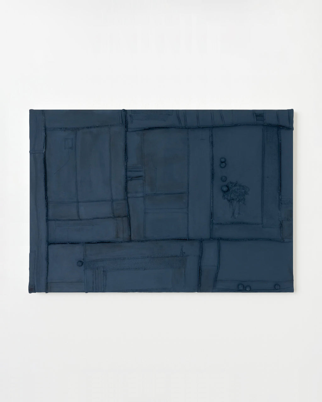 Painting by Nicole Anastas titled "Indigo" - 1.