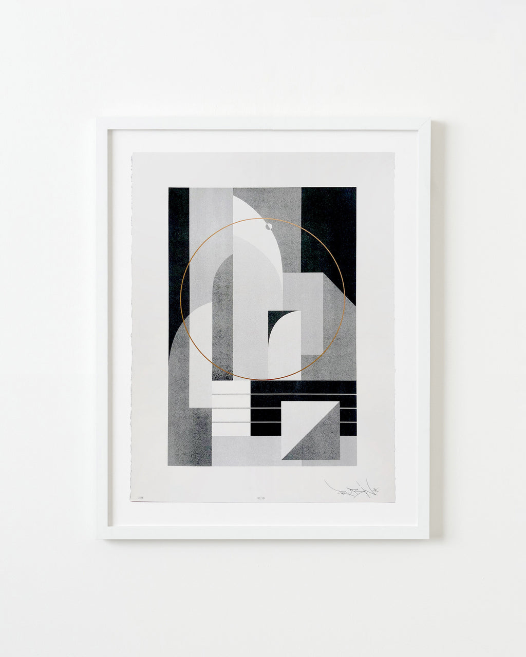 Print by Tony Sjöman titled "American Hotel (Day)" - 1.