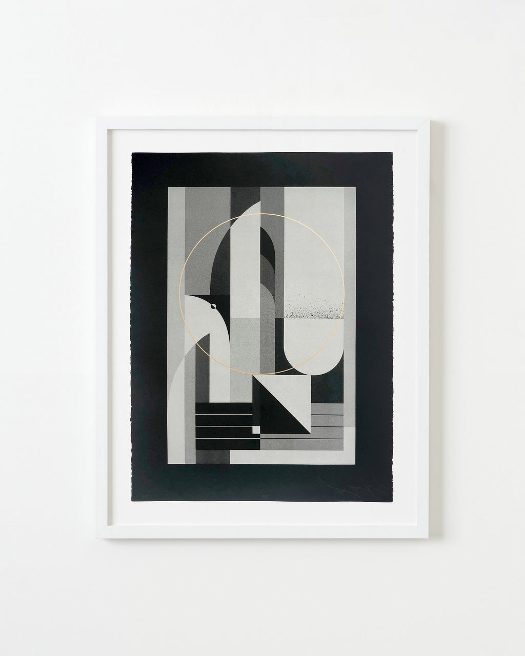 Print by Tony Sjöman titled "Chalk City (Night)" - 1.