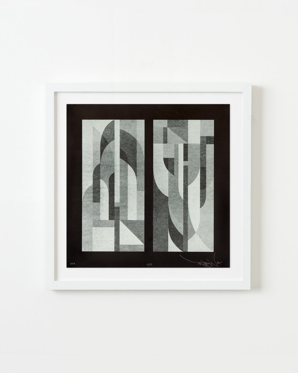 Print by Tony Sjöman titled "Ode to New York (Black)" - 1.