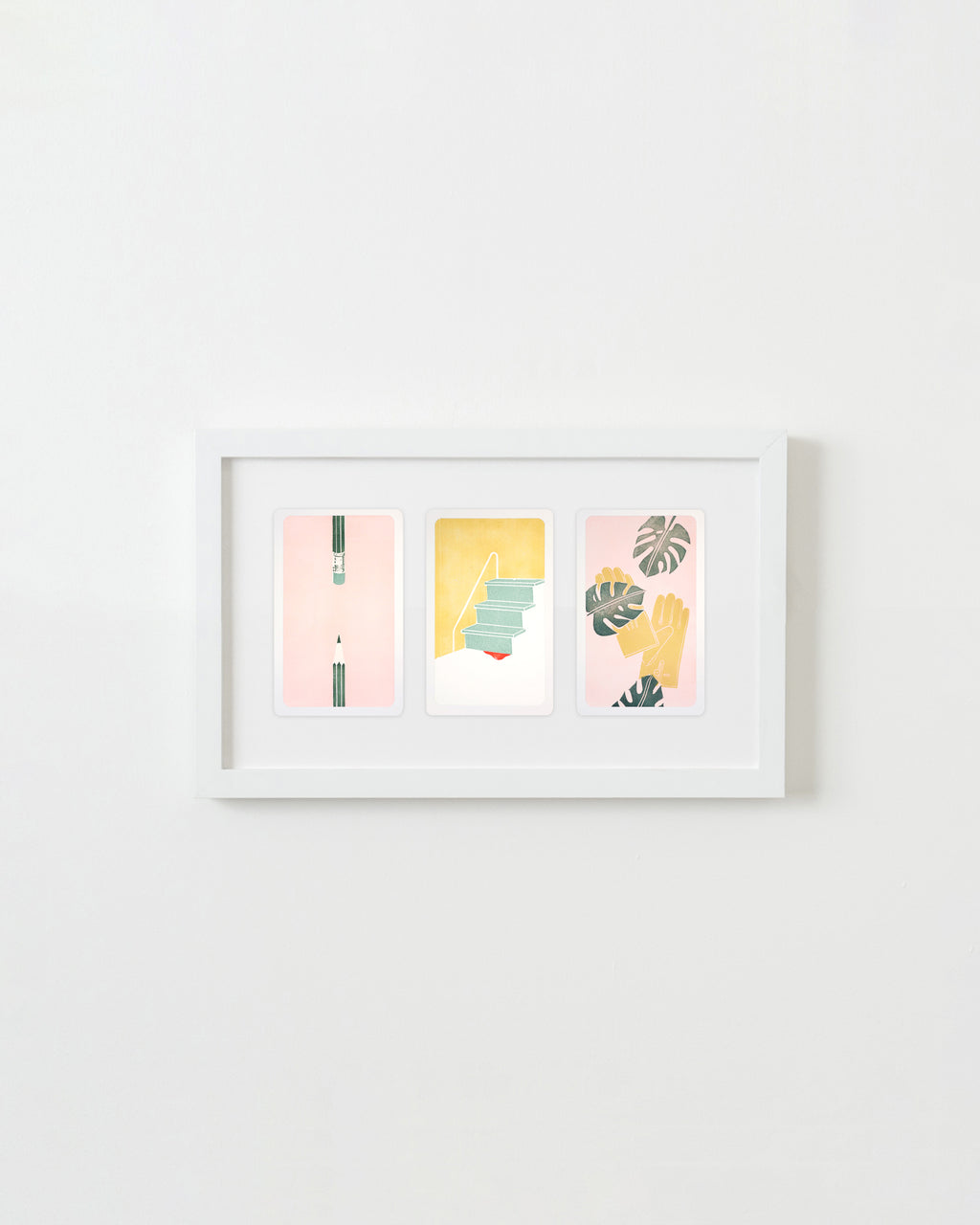 Print by Langdon Graves titled "Growth 3 Card Spread" - 1.