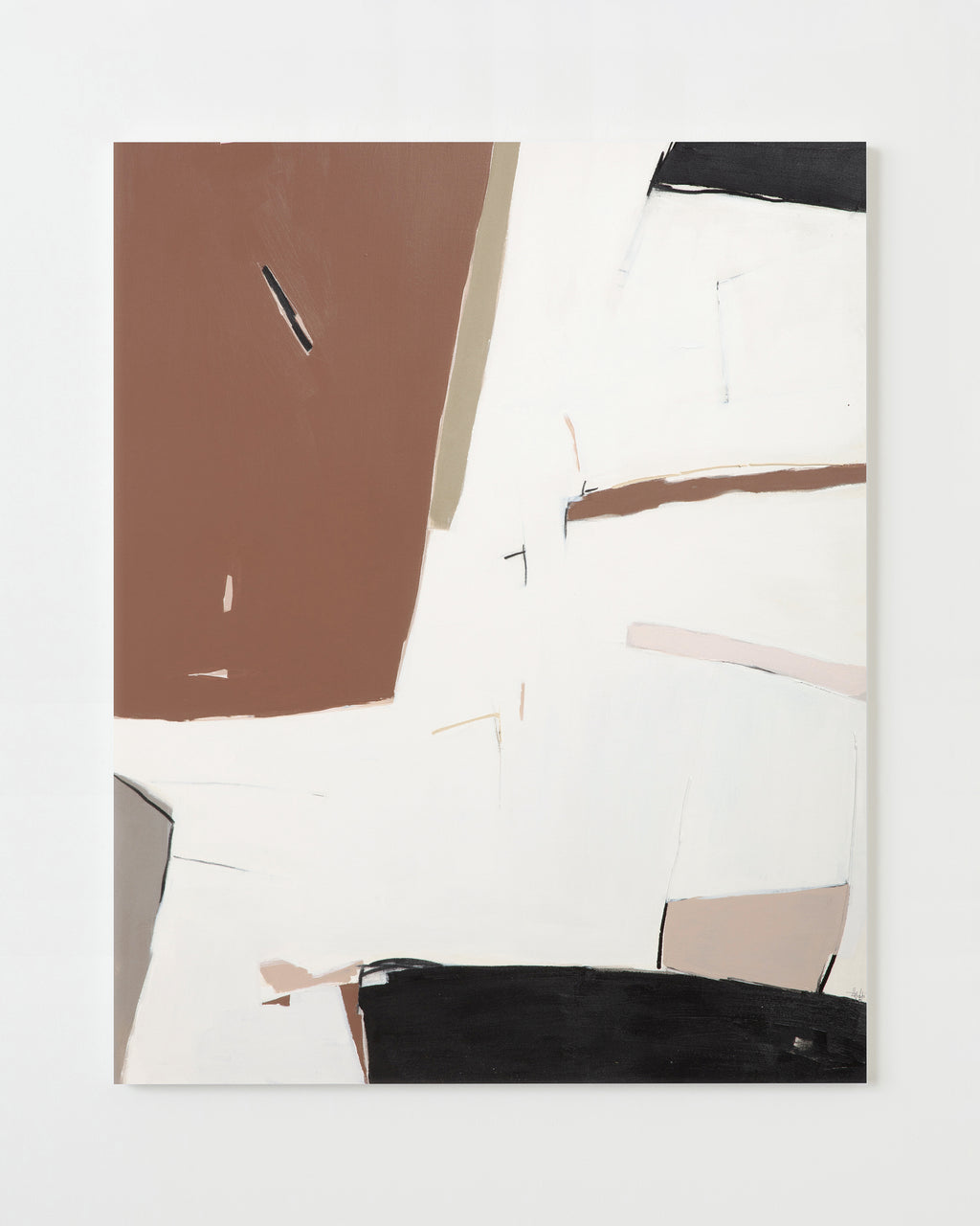 Painting by Holly Addi titled "Le Sables" - 1.