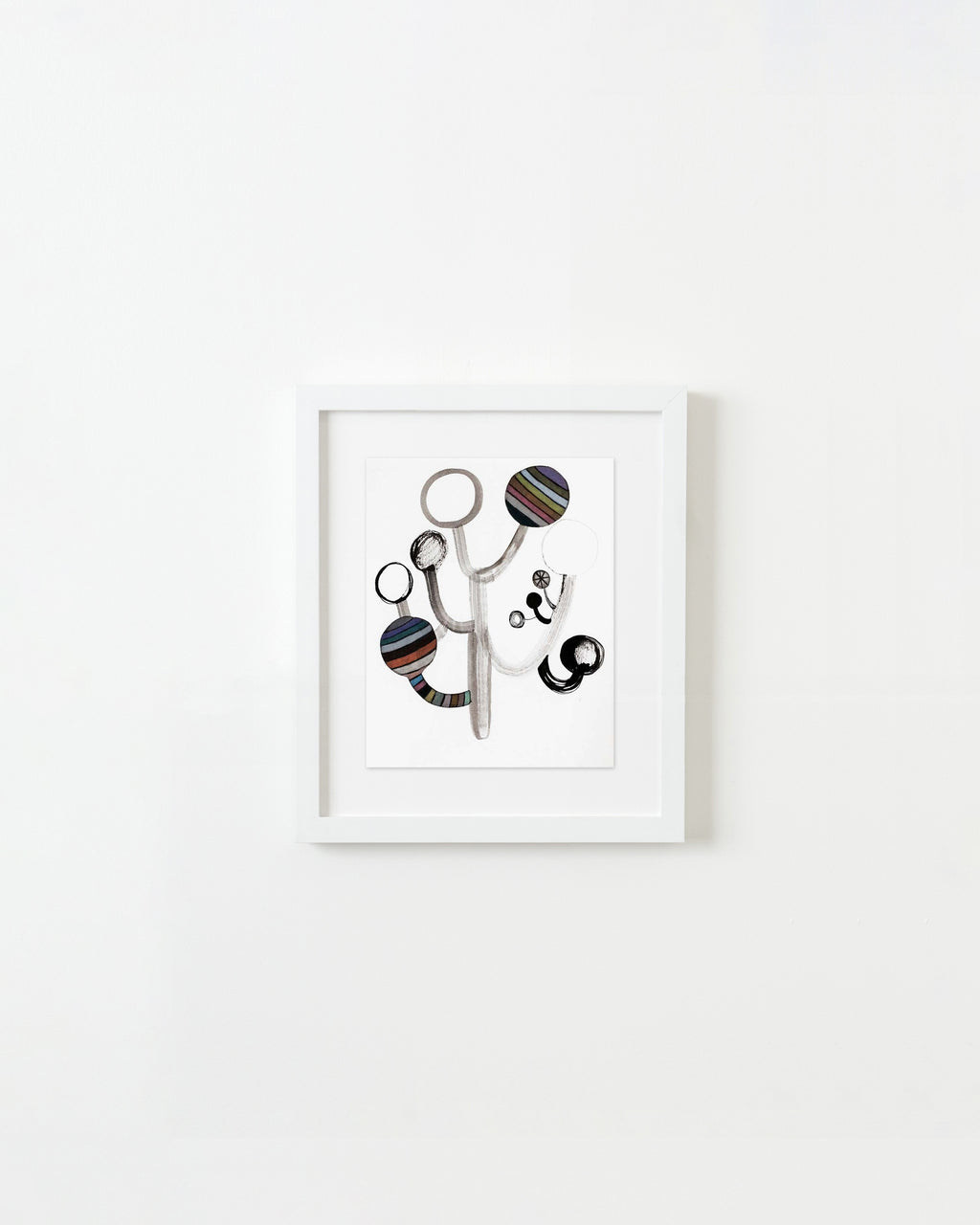 Drawing by Rebeca Raney titled "Garden Plant" - 1.