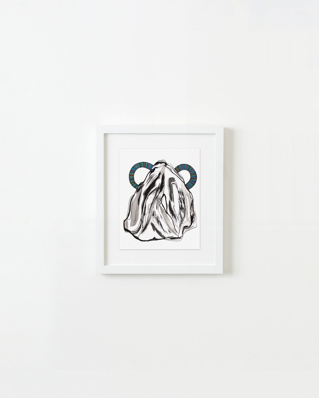 Painting by Rebeca Raney titled "Mountain with Handles #20" - 1.