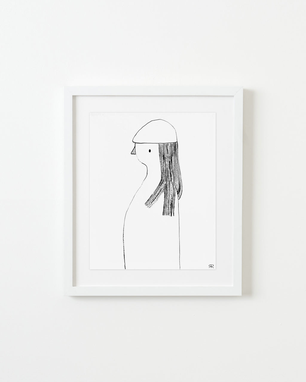 Drawing by Rebeca Raney titled "Portrait Drawing #17" - 1.