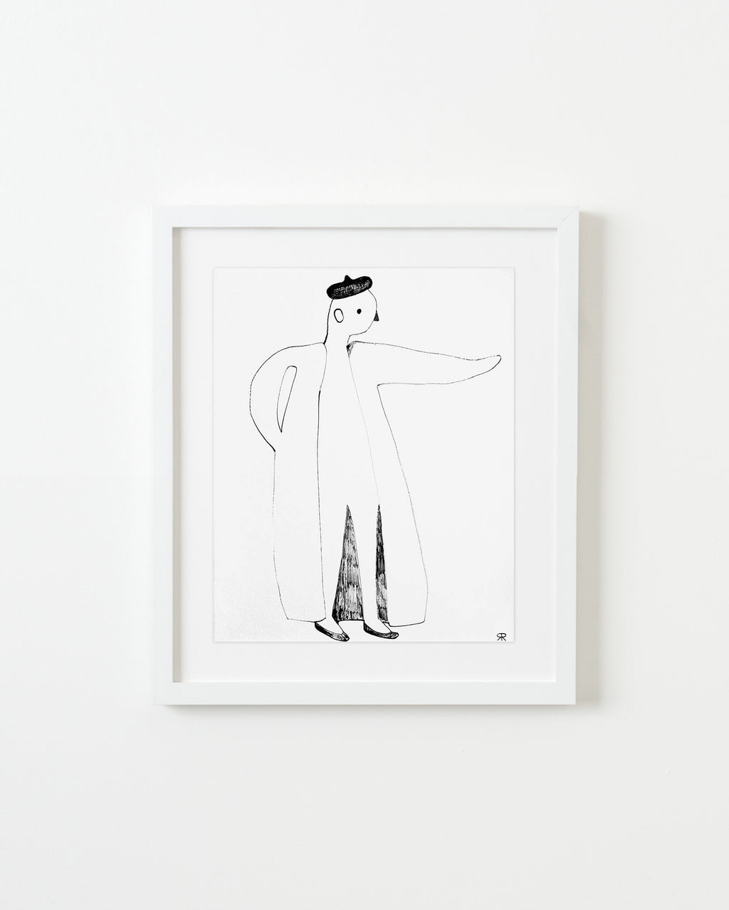Drawing by Rebeca Raney titled "Portrait Drawing #6" - 1.