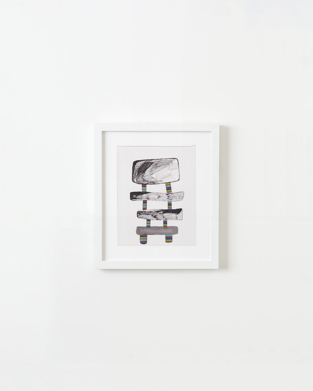 Painting by Rebeca Raney titled "Stone Sculpture" - 1.