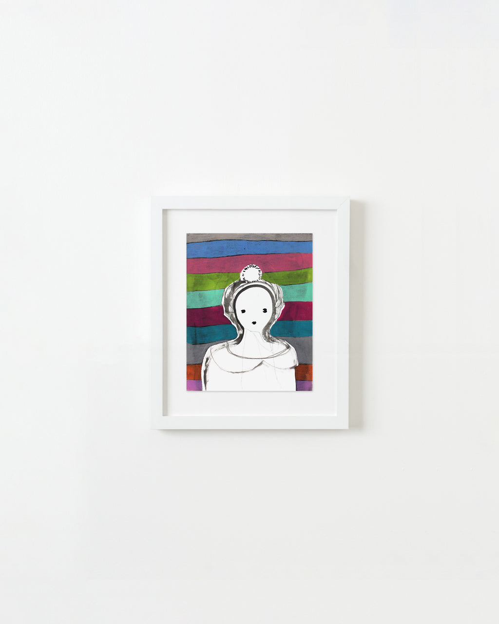 Painting by Rebeca Raney titled "Stripes" - 1.
