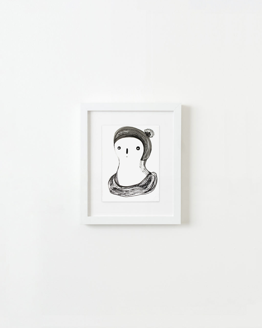 Painting by Rebeca Raney titled "Shell Clip" - 1.