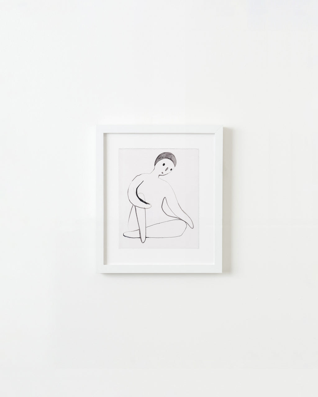 Painting by Rebeca Raney titled "Sitting Around" - 1.