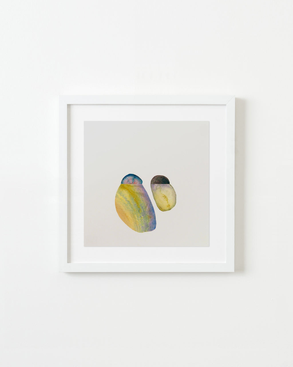 Mixed Media by Laura Berman titled "Reflecting 3" - 1.