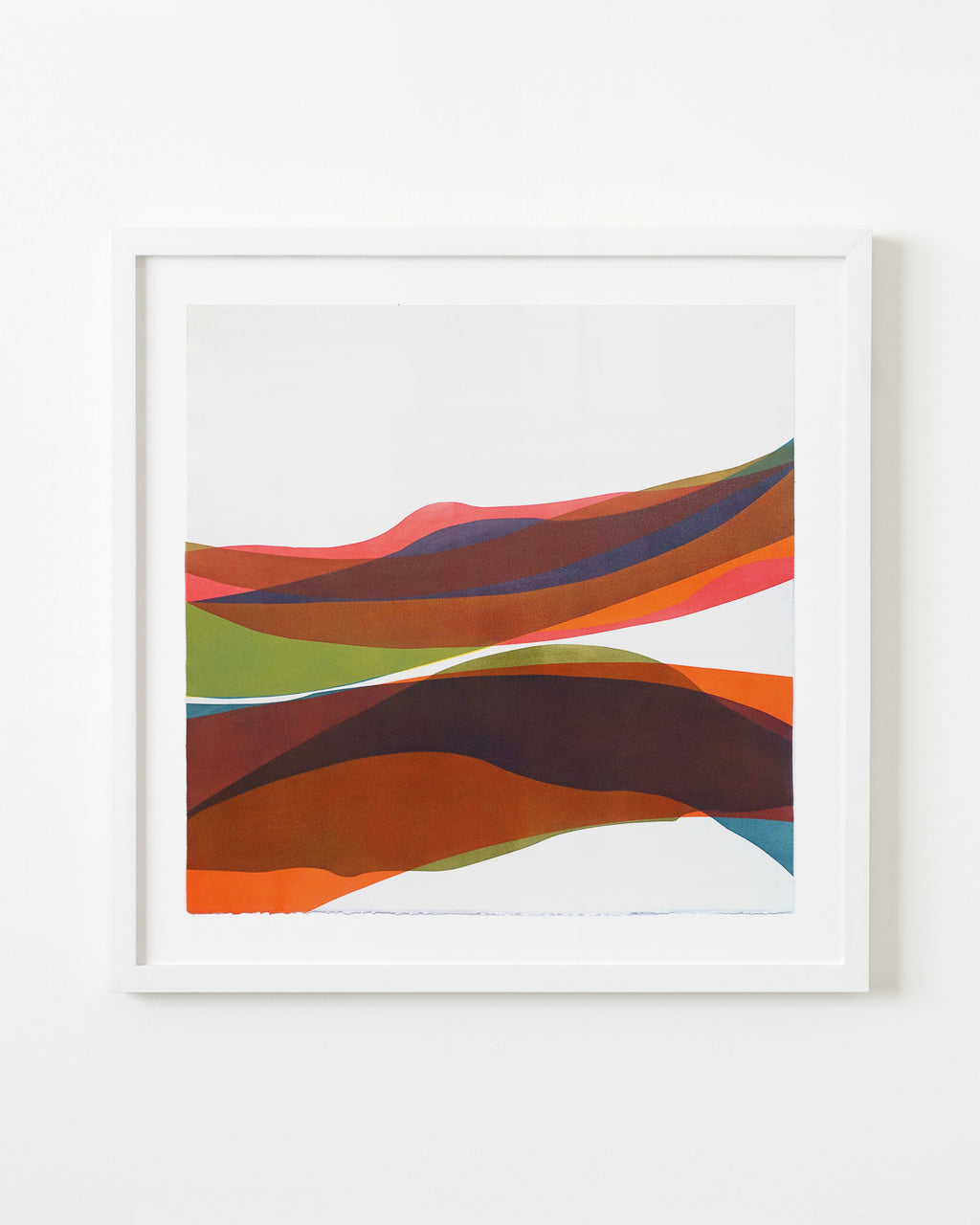 Print by Laura Berman titled "Strata 16" - 1.