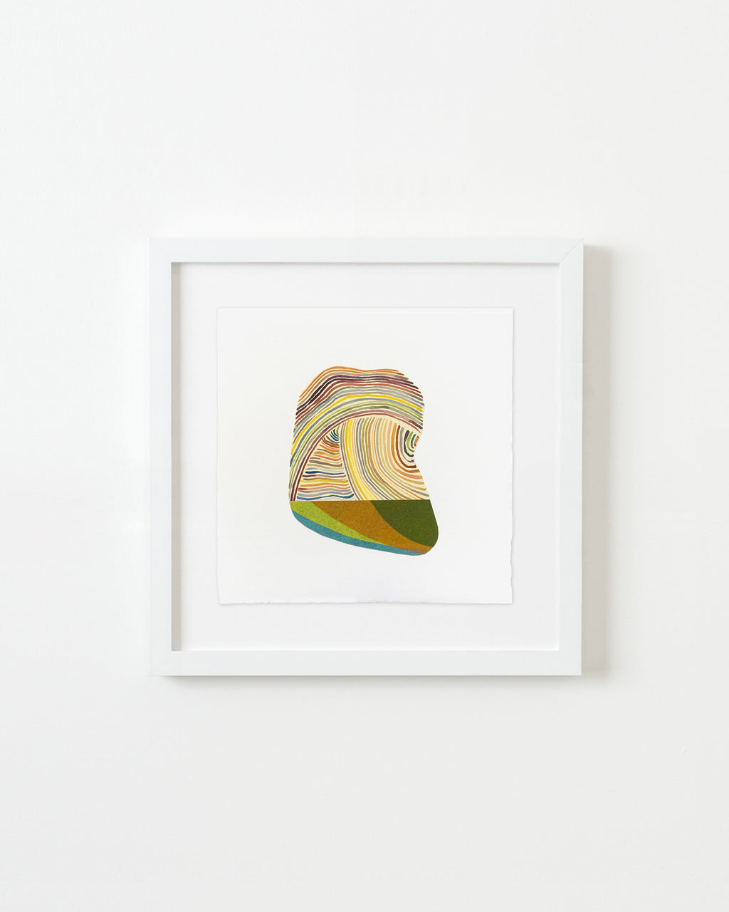 Print by Laura Berman titled "Synergy 9" - 1.