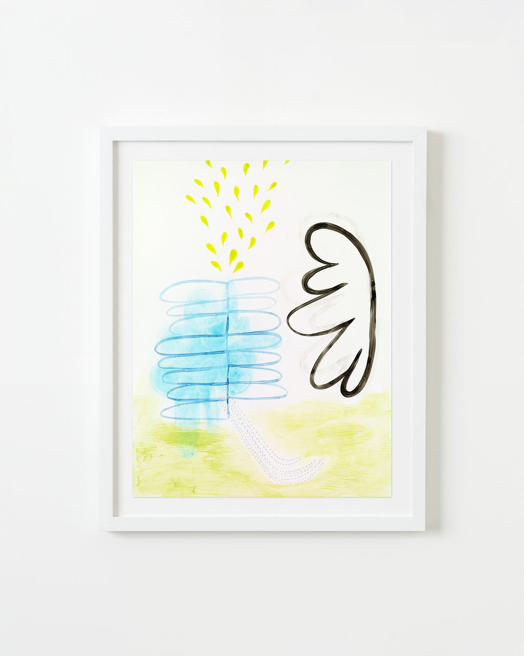 Painting by Lydia Bassis titled "Squirt" - 1.