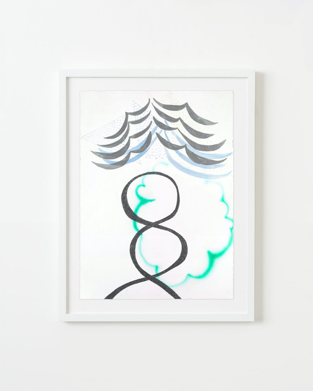 Painting by Lydia Bassis titled "Wet Suit" - 1.