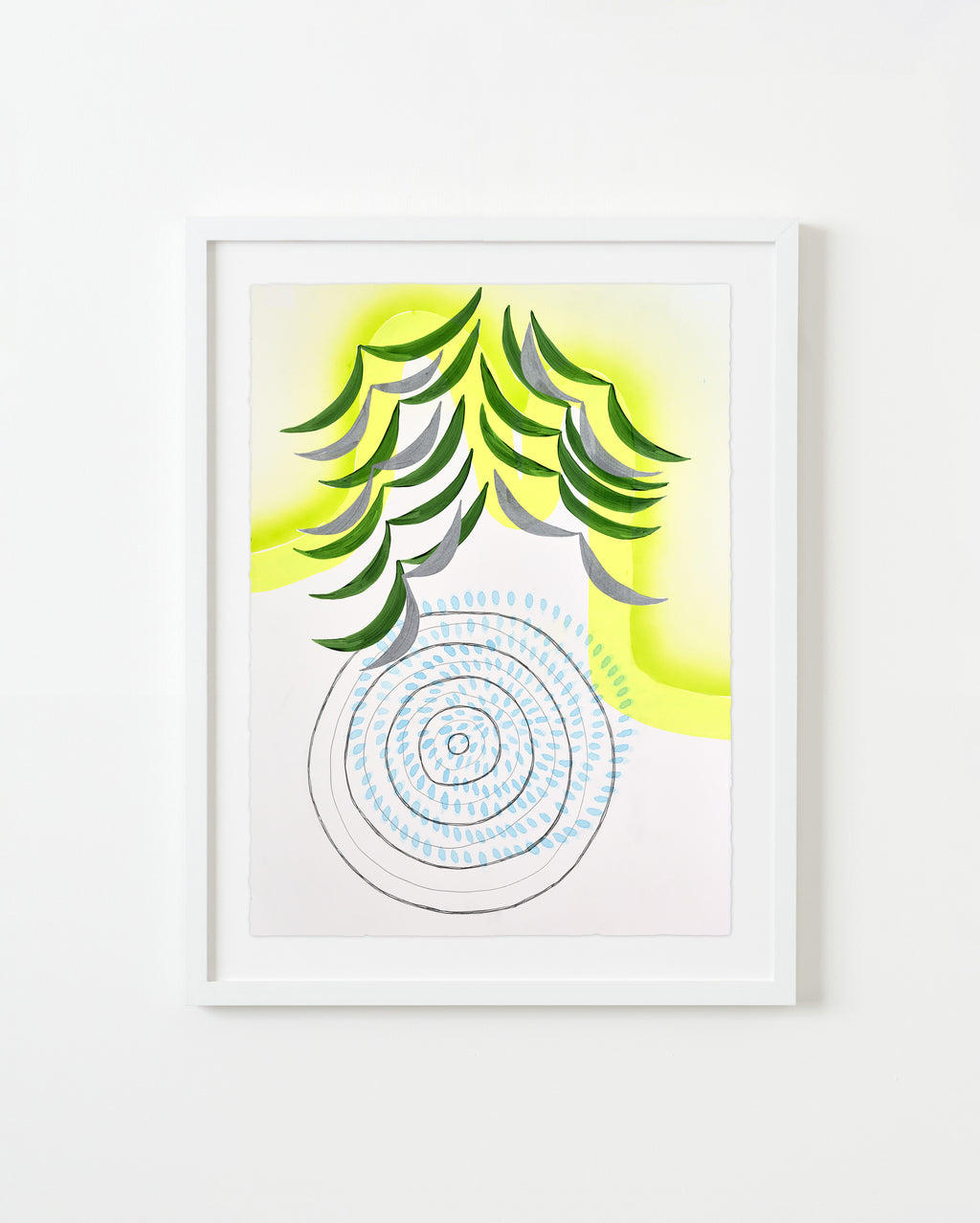 Painting by Lydia Bassis titled "Night Vision" - 1.