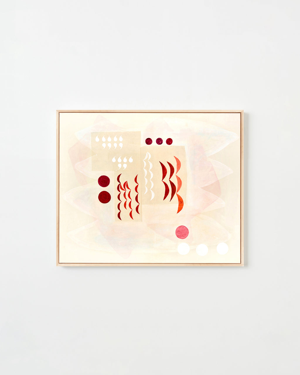 Painting by Lydia Bassis titled "Gathering" - 1.