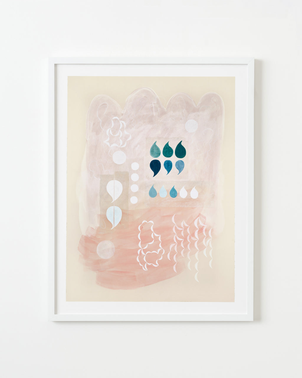 Painting by Lydia Bassis titled "Shorthand for Being" - 1.