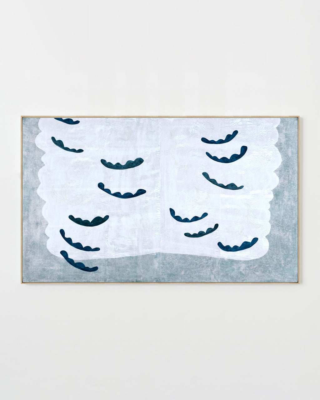 Painting by Lydia Bassis titled "Undulating (Jellyfish Bloom)" - 1.