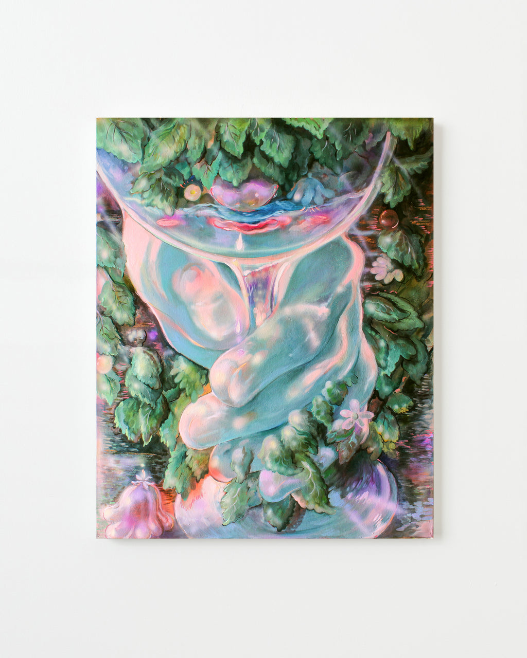 Painting by Nefertiti Jenkins titled "Shrub Infusion" - 1.