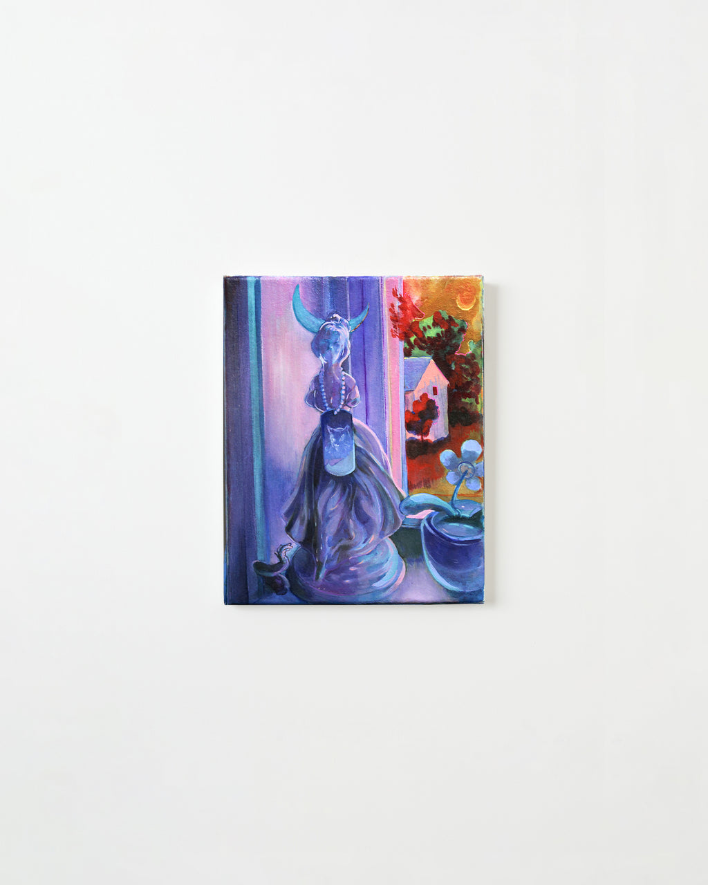 Painting by Nefertiti Jenkins titled "She is Kept" - 4.
