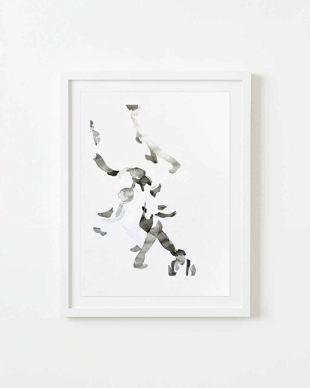 Painting by Gabrielle Raaff titled "In Line I" - 1.