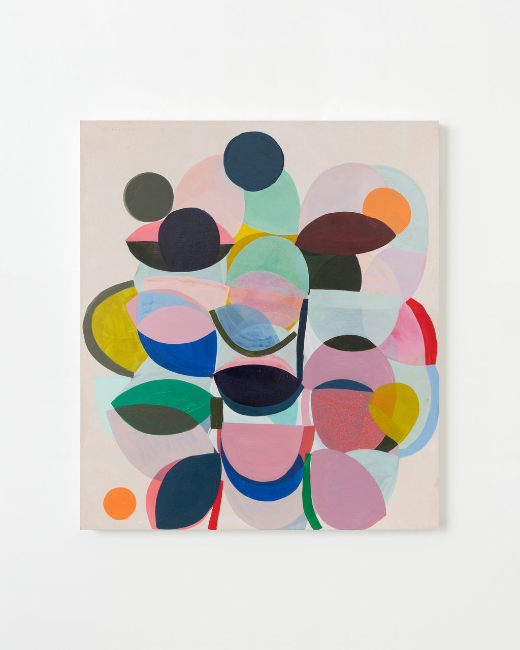 Painting by Vicki Sher titled "Mobile Architecture" - 1.