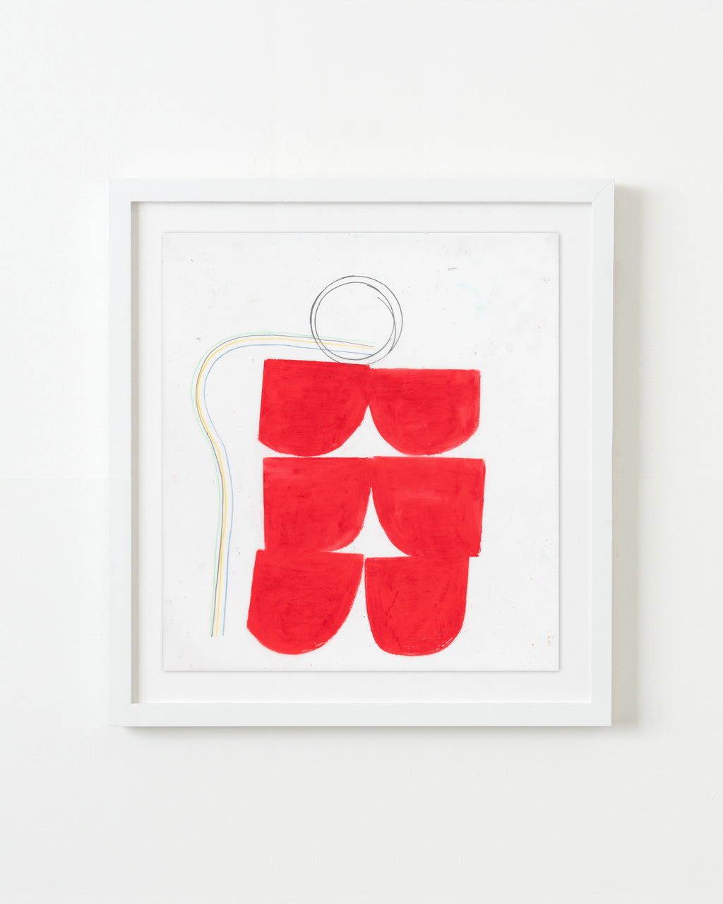 Drawing by Vicki Sher titled "Spring Formal (Red)" - 1.