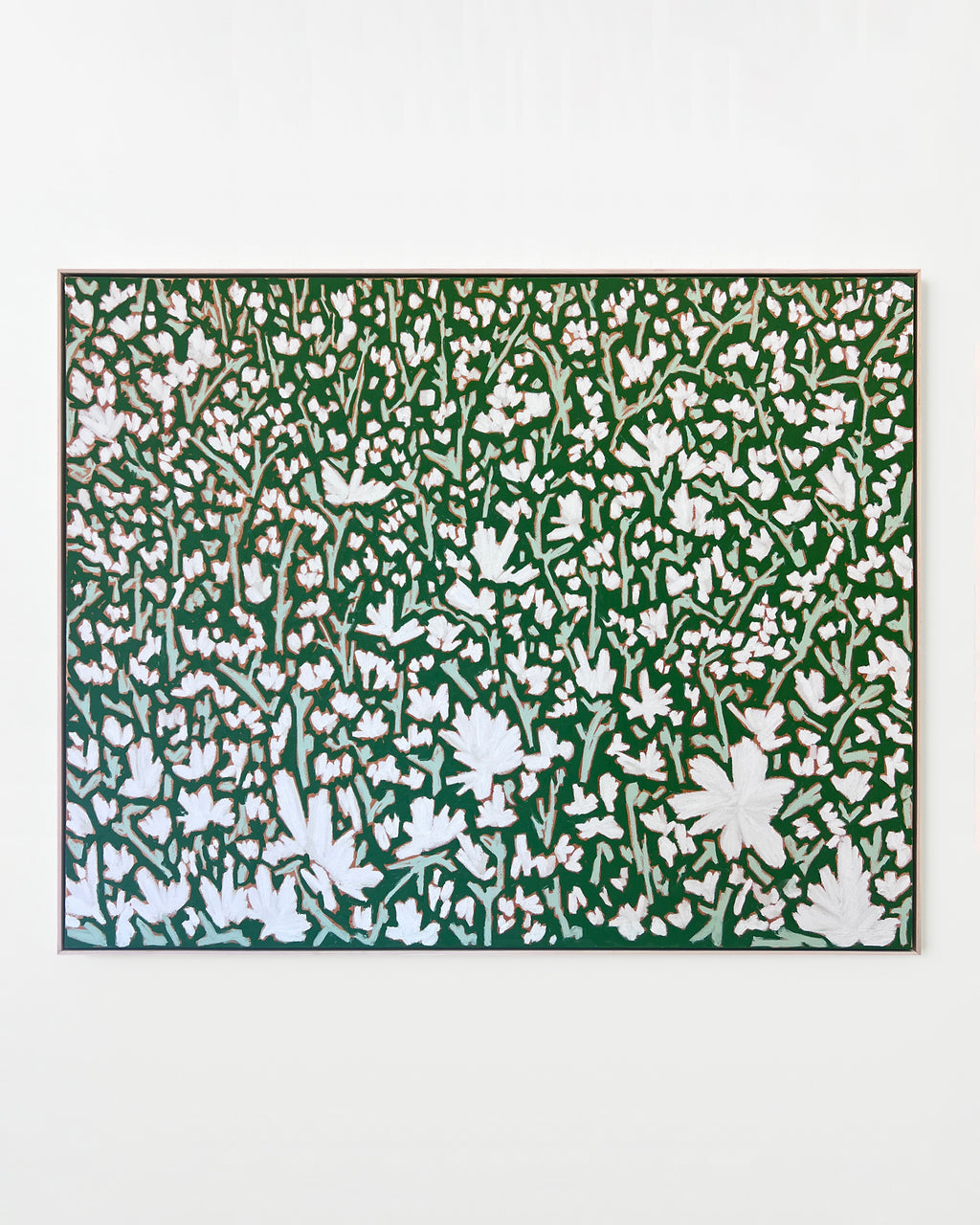 Painting by Kit Porter titled "then bounce and land" - 1.