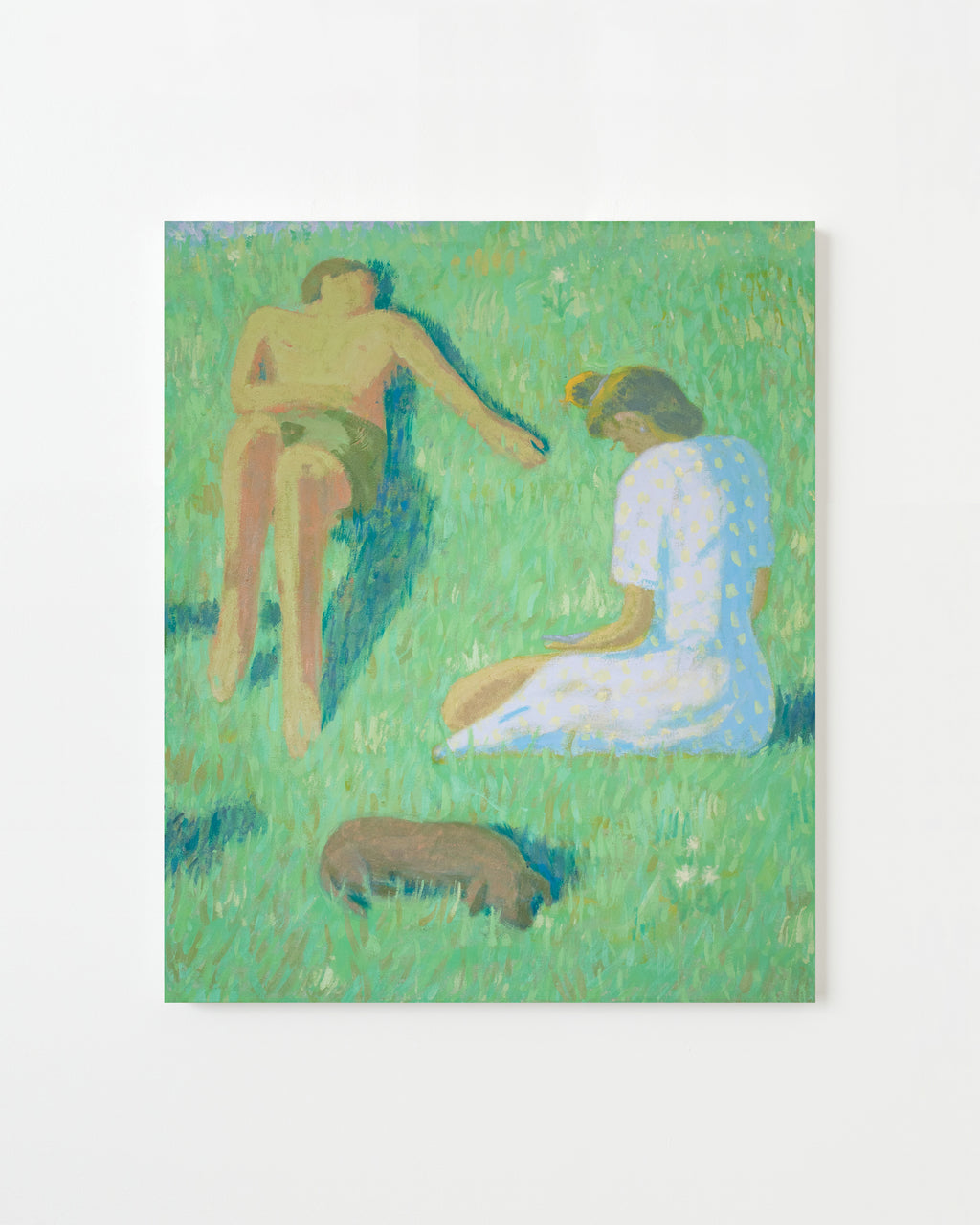 Painting by Jackson Joyce titled "All Backwards Sentimental" - 1.