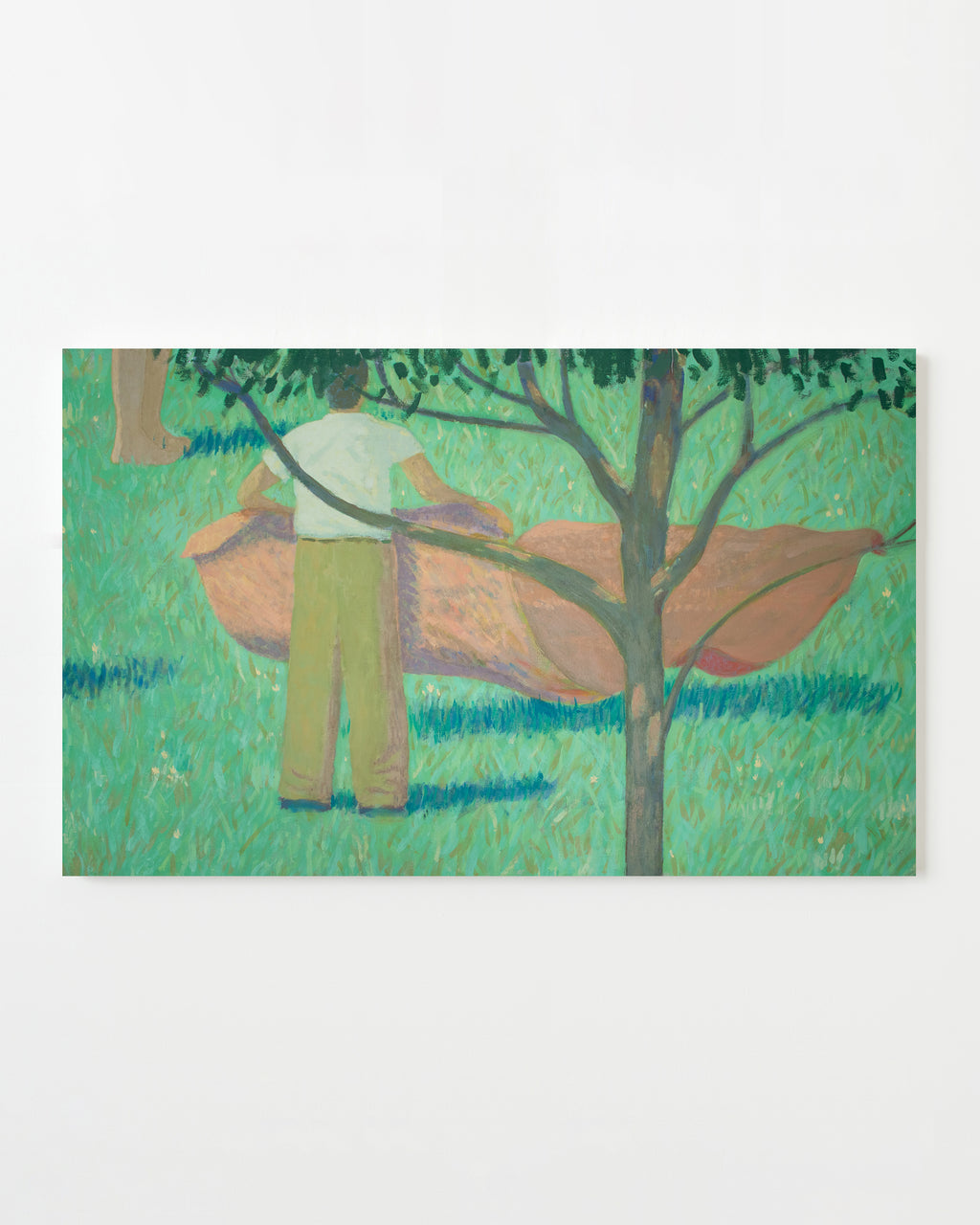 Painting by Jackson Joyce titled "While the Trees Learn Their Lines" - 1.