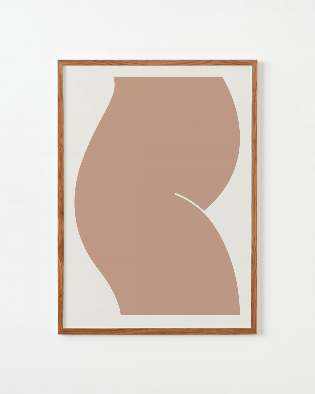 Print by Caroline Walls titled "Silhouette II (Soft Clay)" - 1.