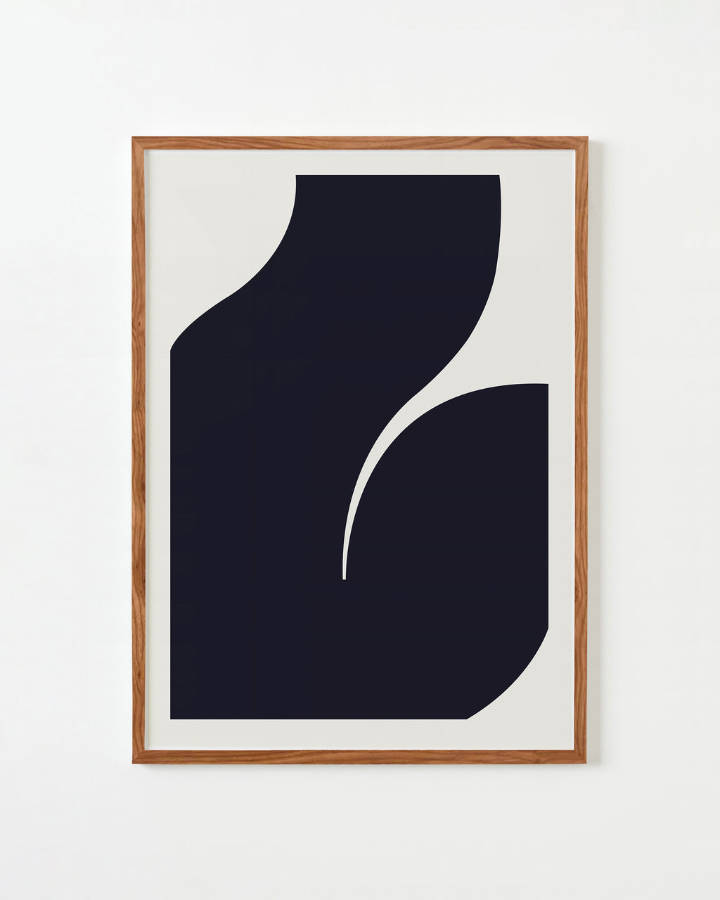 Print by Caroline Walls titled "Silhouette III (Midnight Blue)" - 1.