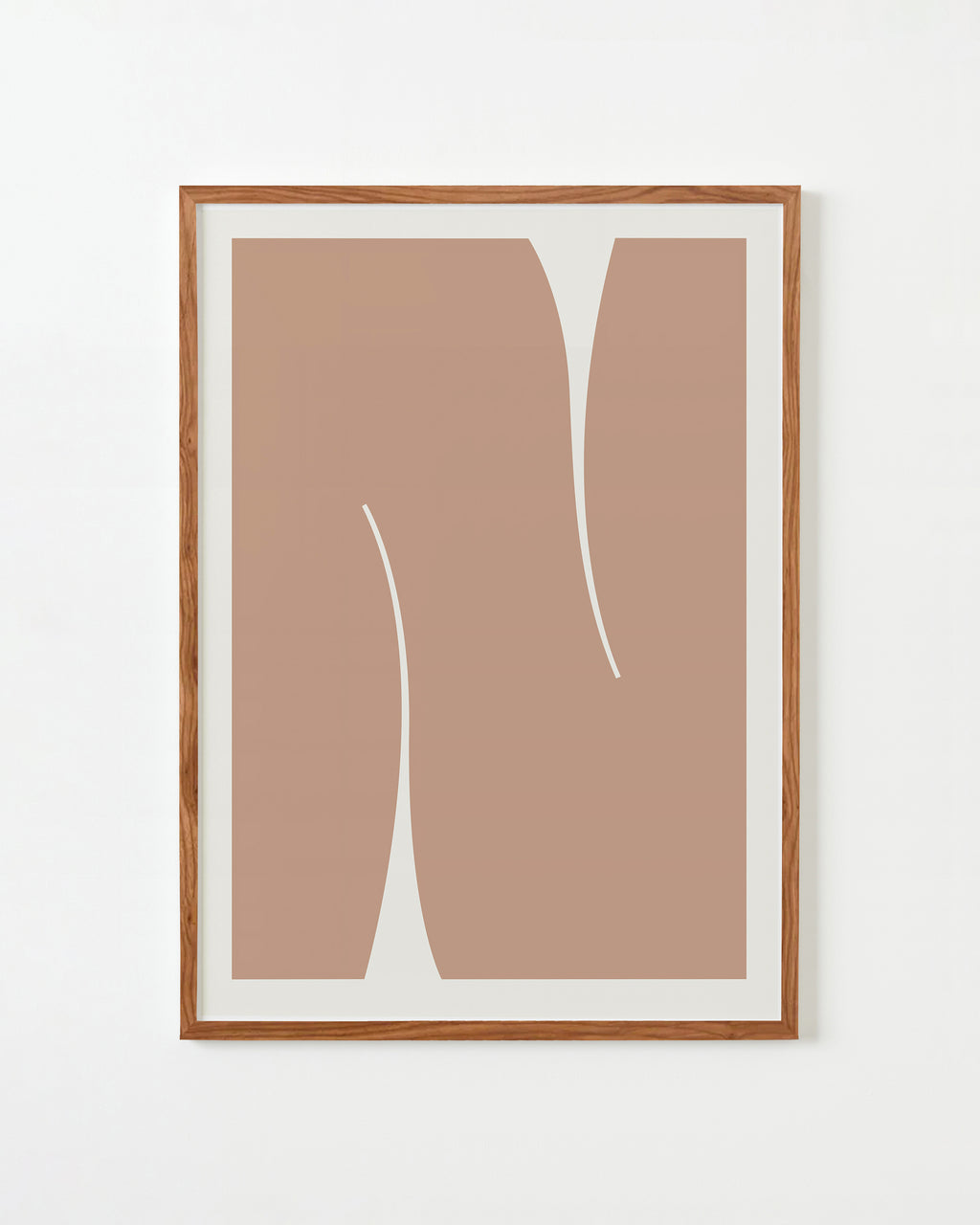 Print by Caroline Walls titled "Silhouette IV (Soft Clay)" - 1.