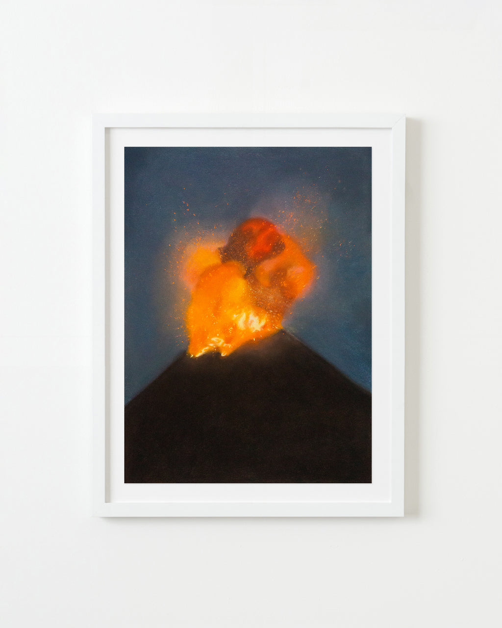 Drawing by Rachel Levit Ruiz titled "Volcán" - 1.