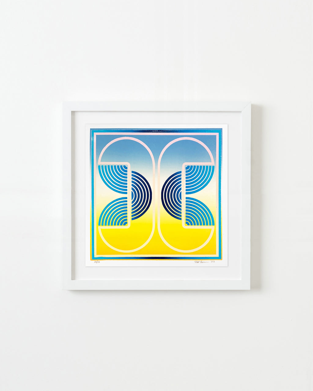 Print by Matt Neuman titled "Coils 25" - 1.