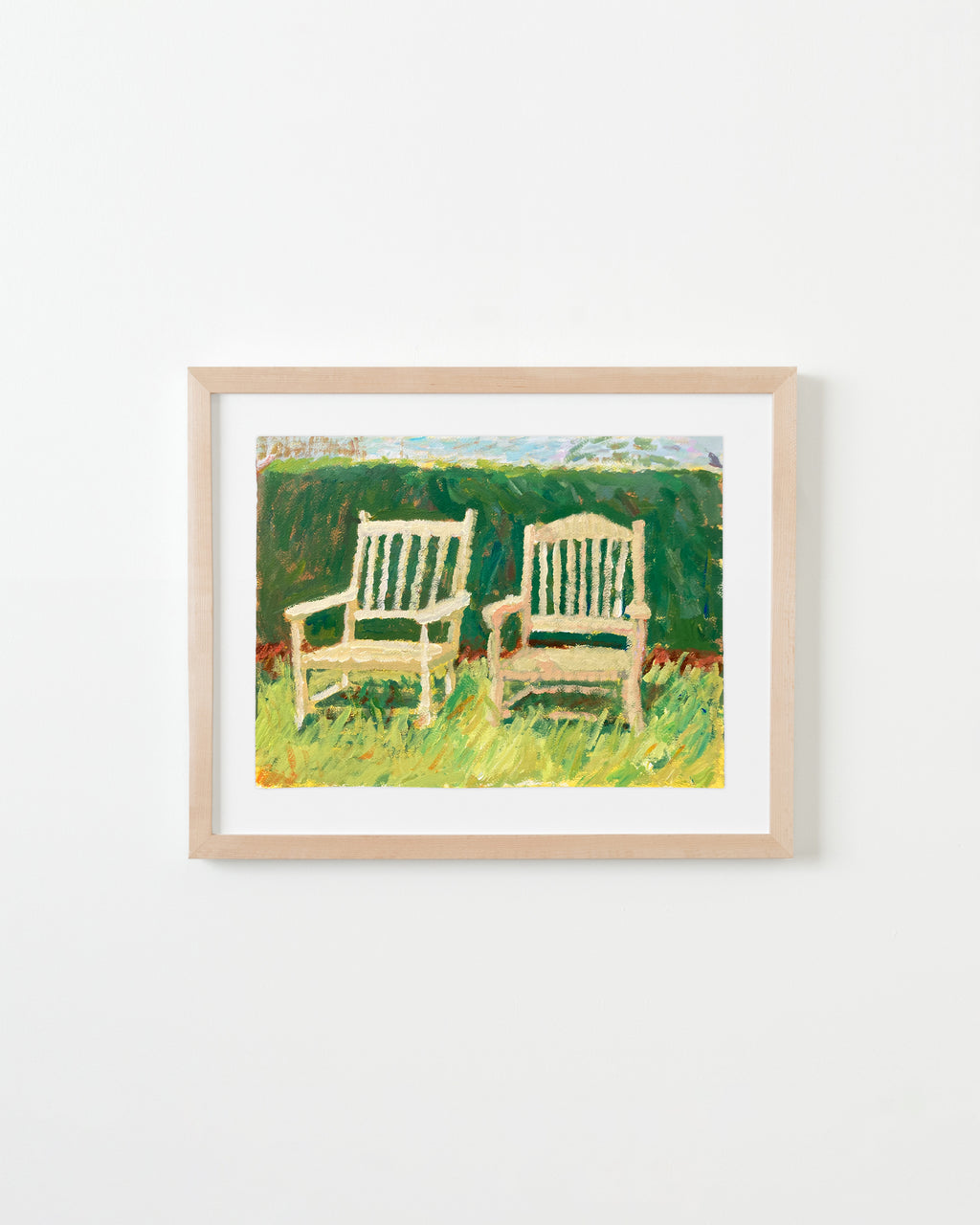 Painting by Jackson Joyce titled "Spirits of Waldoboro" - 1.