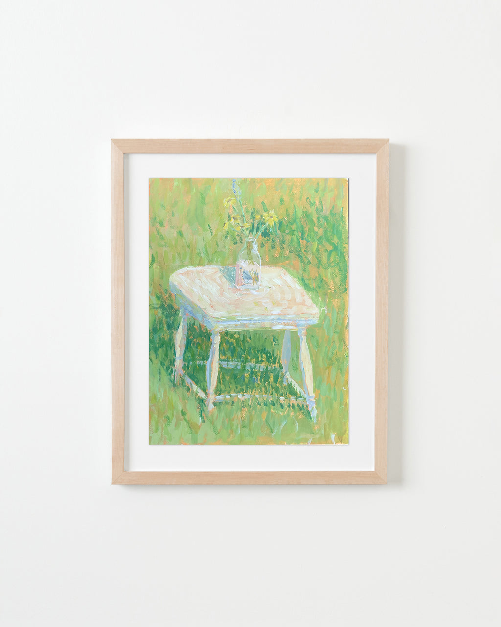 Painting by Jackson Joyce titled "The Garden at Ida's" - 1.