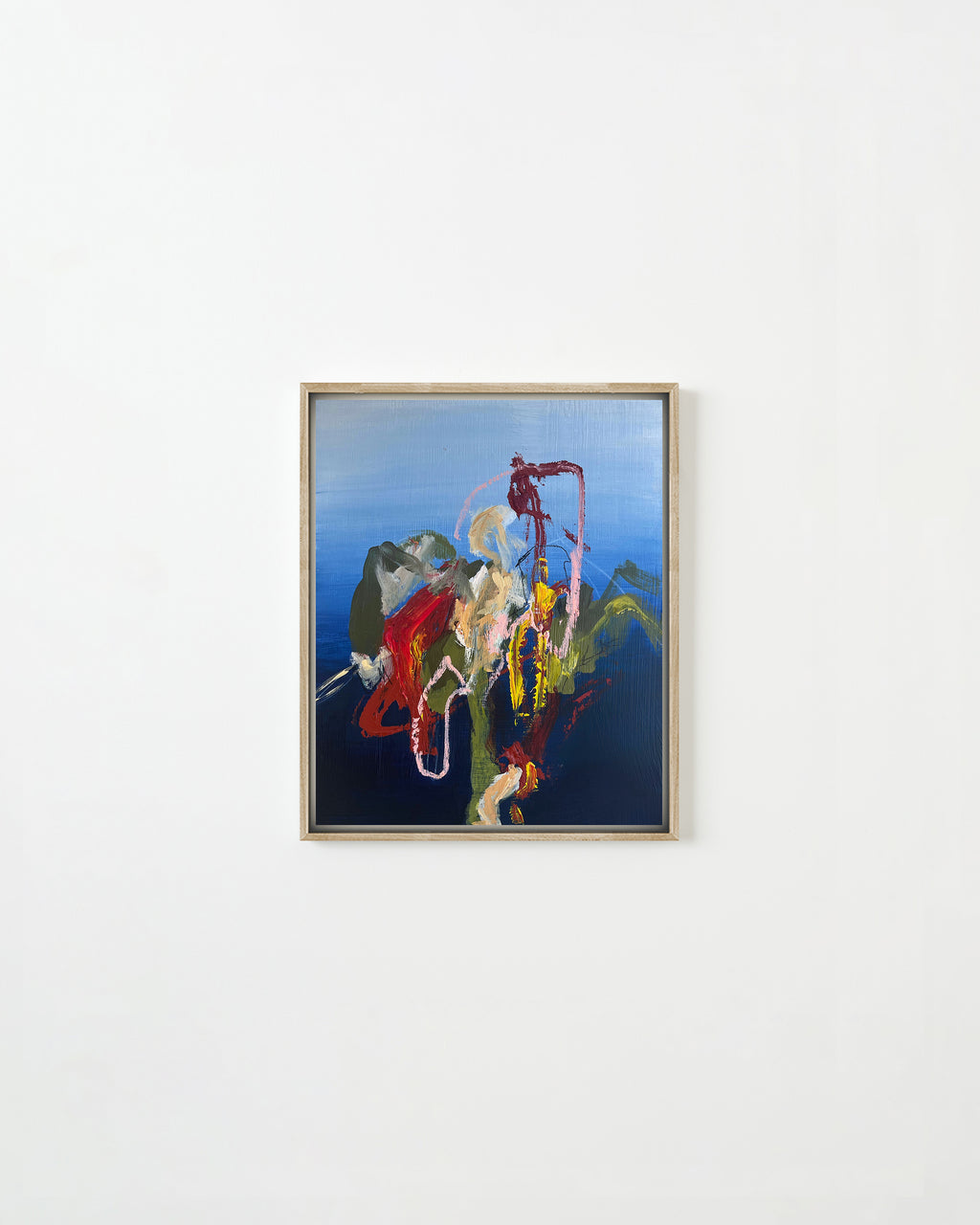 Painting by Elisa Gomez titled "Bear Lake I" - 1.
