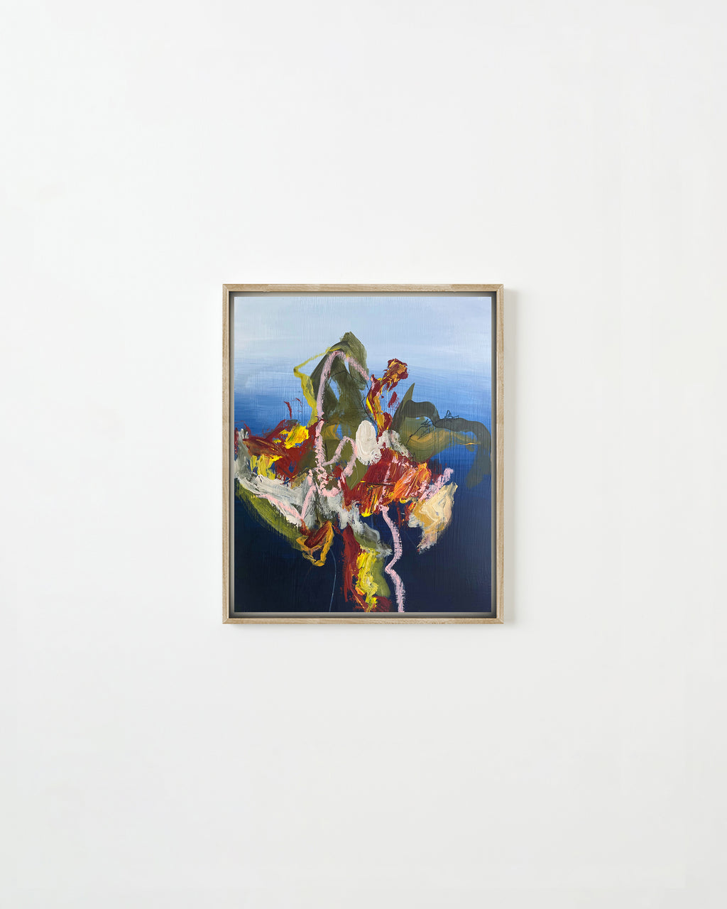 Painting by Elisa Gomez titled "Bear Lake II" - 1.