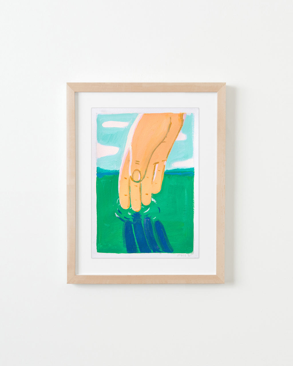 Painting by Jackson Joyce titled "Ripple #2" - 1.