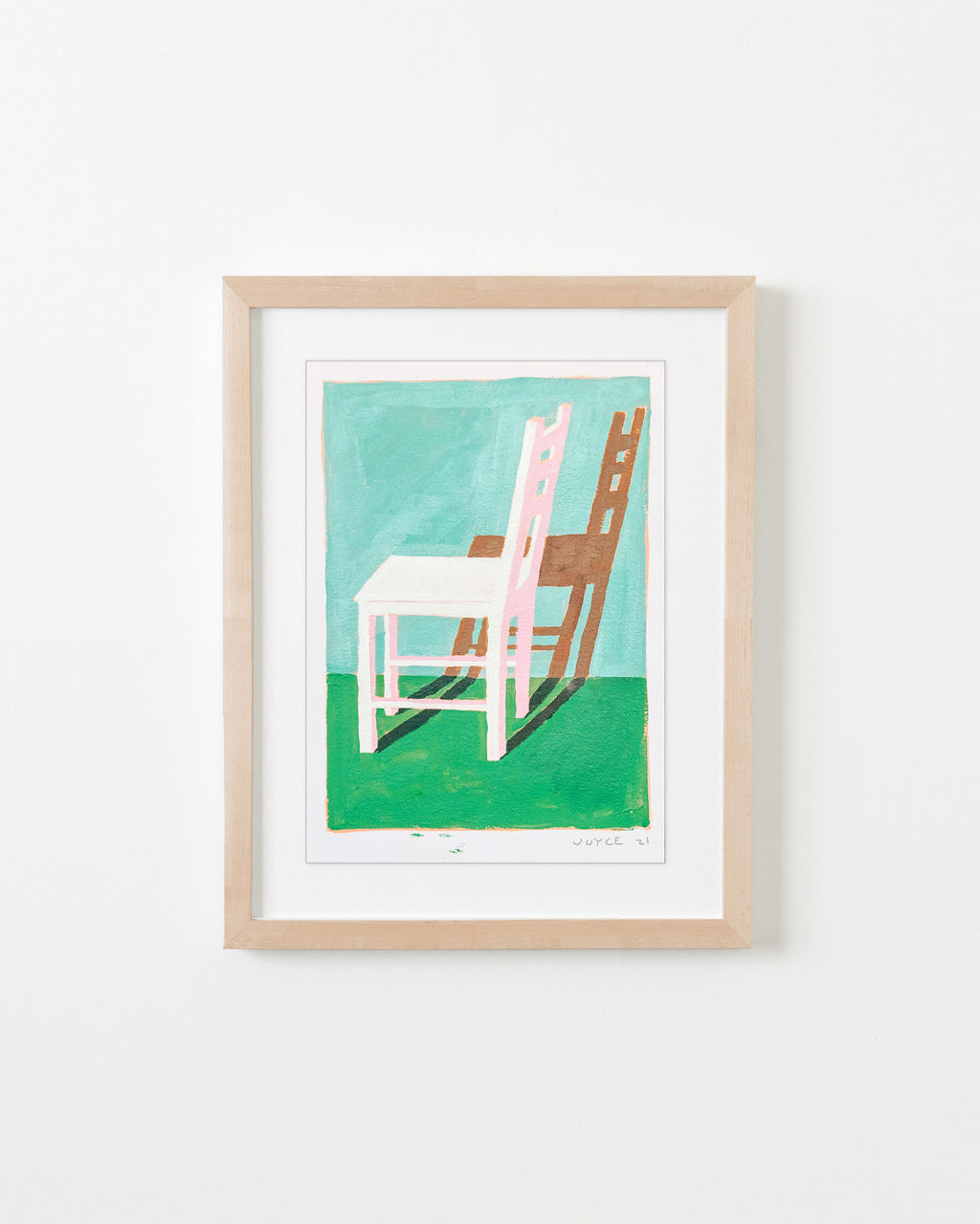 Painting by Jackson Joyce titled "Vacant Chair #4" - 1.
