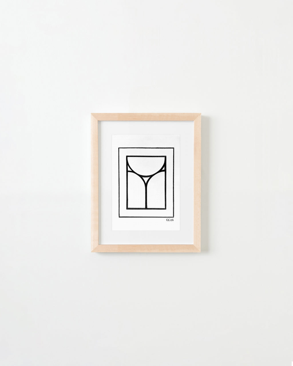 Drawing by Dan Covert titled "Affirm (Sketch)" - 1.